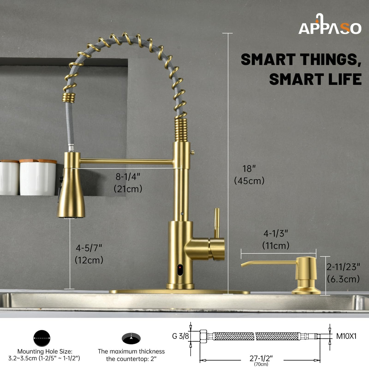 Gold Touchless Sensor Hands (Smart Gold)