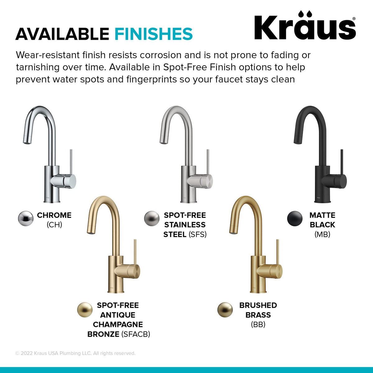 Oletto Single Handle Kitchen Bar Faucet with QuickDock Top Mount Assembly in Brushed Brass (Brushed Brass / Bar Faucet)
