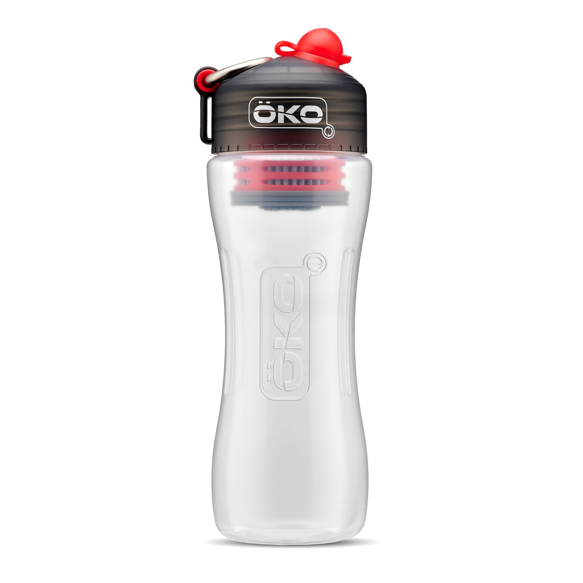 KOH2O Purification Water Bottle with Advanced Filtration (Charcoal / 650 ml)