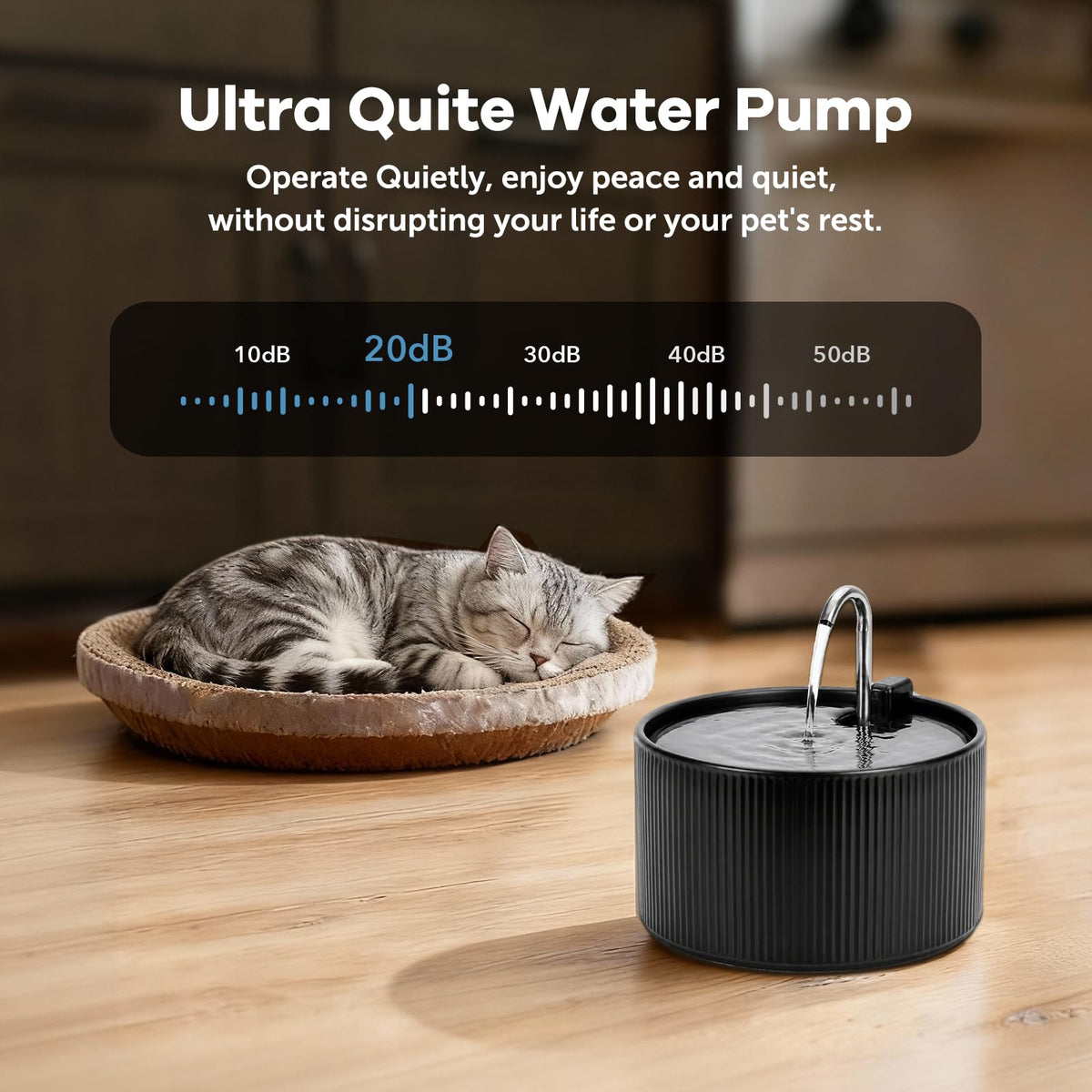 2.2L Ceramic Pet Fountain