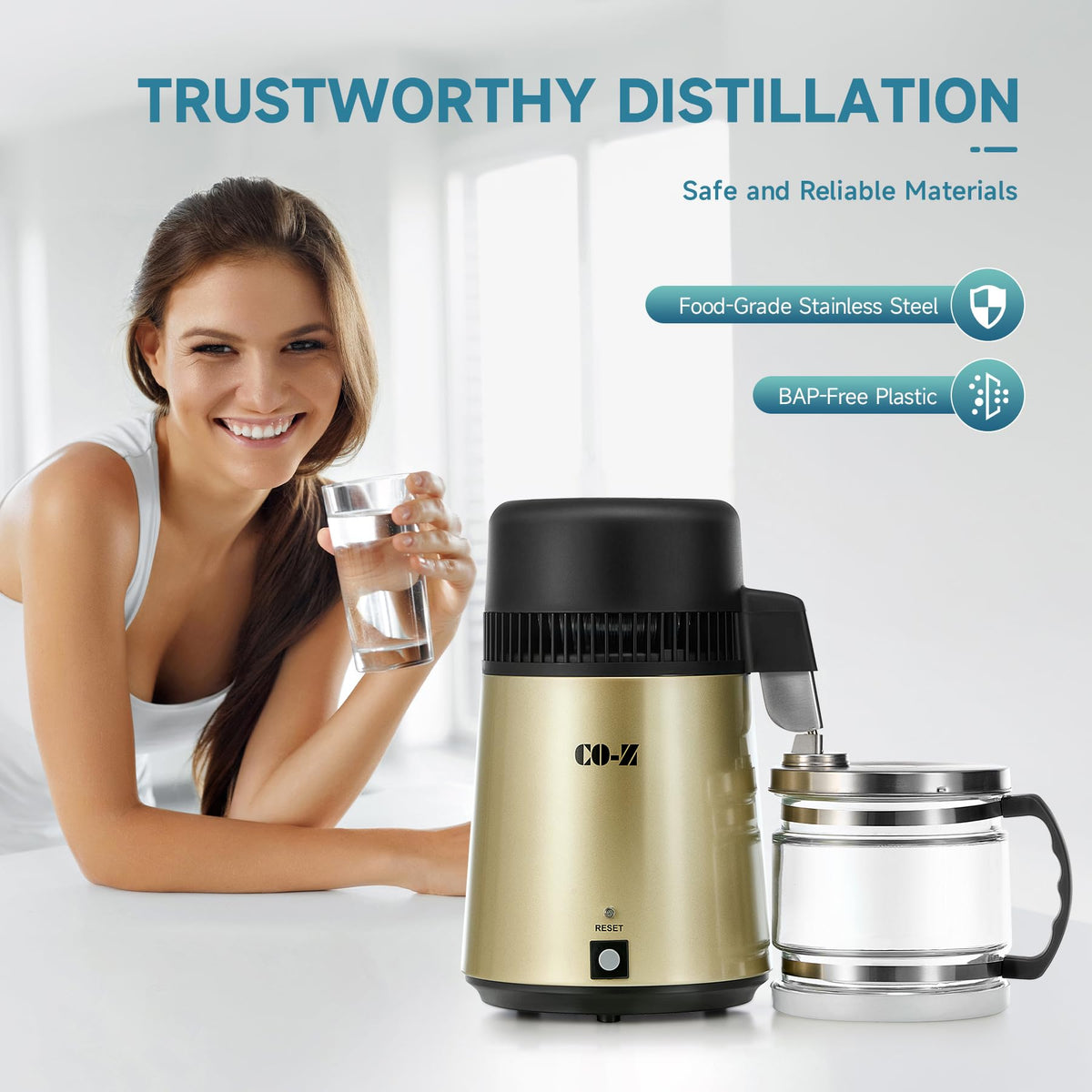 Water Distiller (Golden-4L)