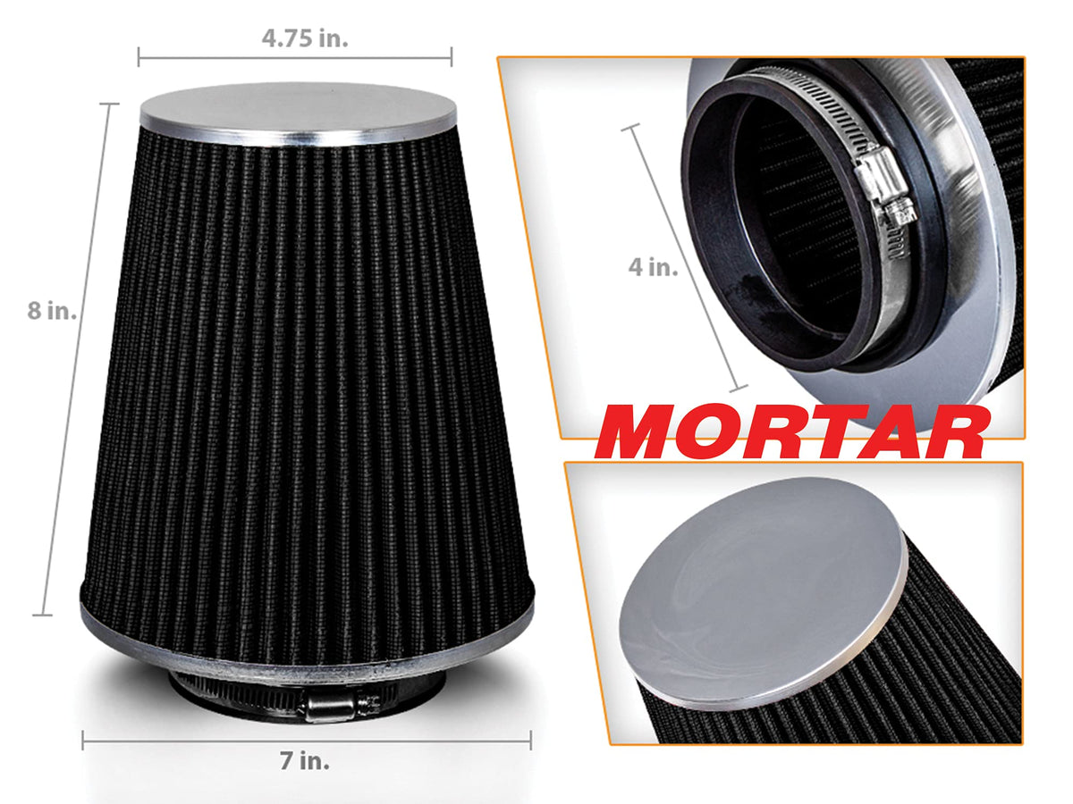 Aftermarket Auto Air Filter (Black / 4)
