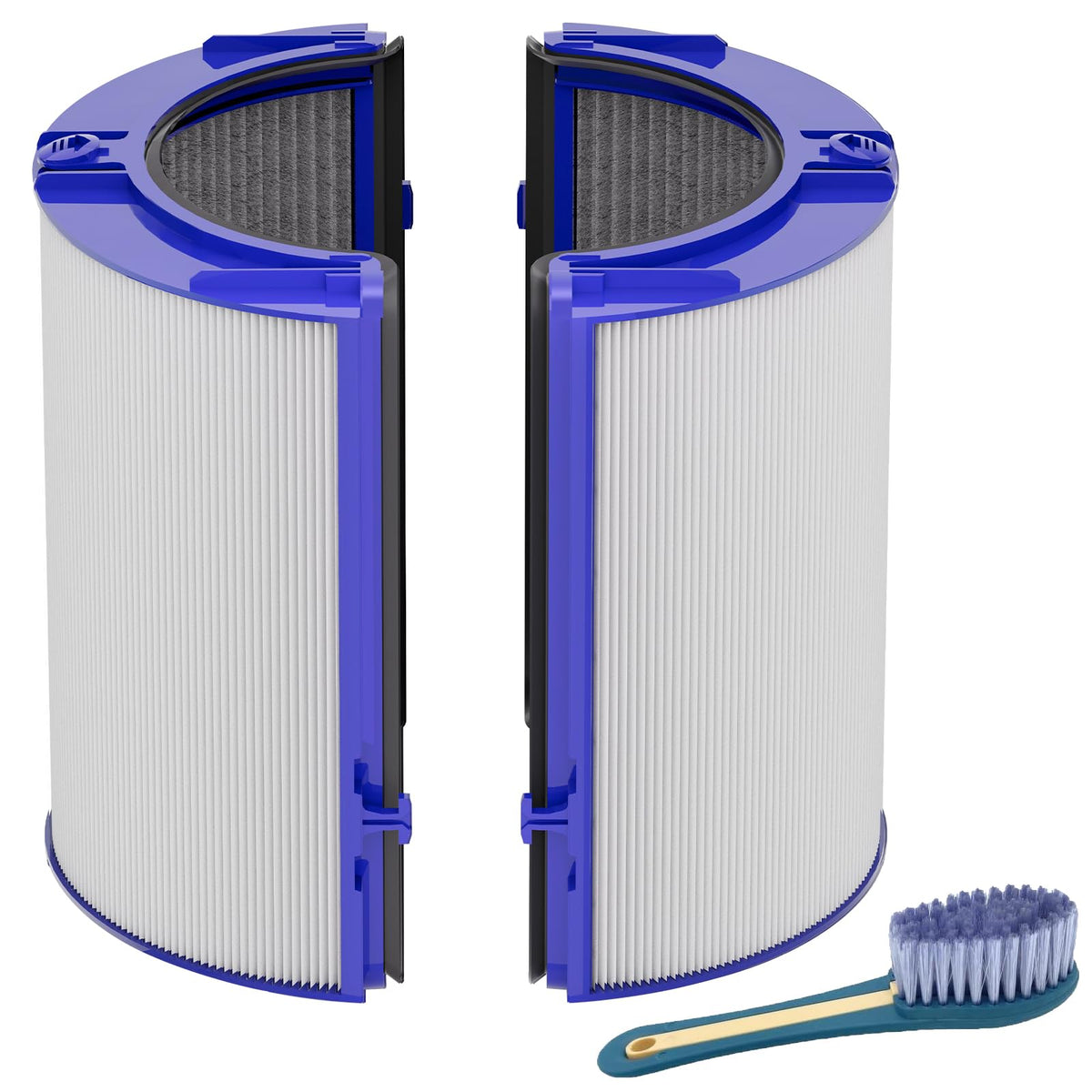 360° Combi Replacement Filter for Dyson TP04 HP04 TP07 TP10 Air Purifier (Blue - 1 Pack)