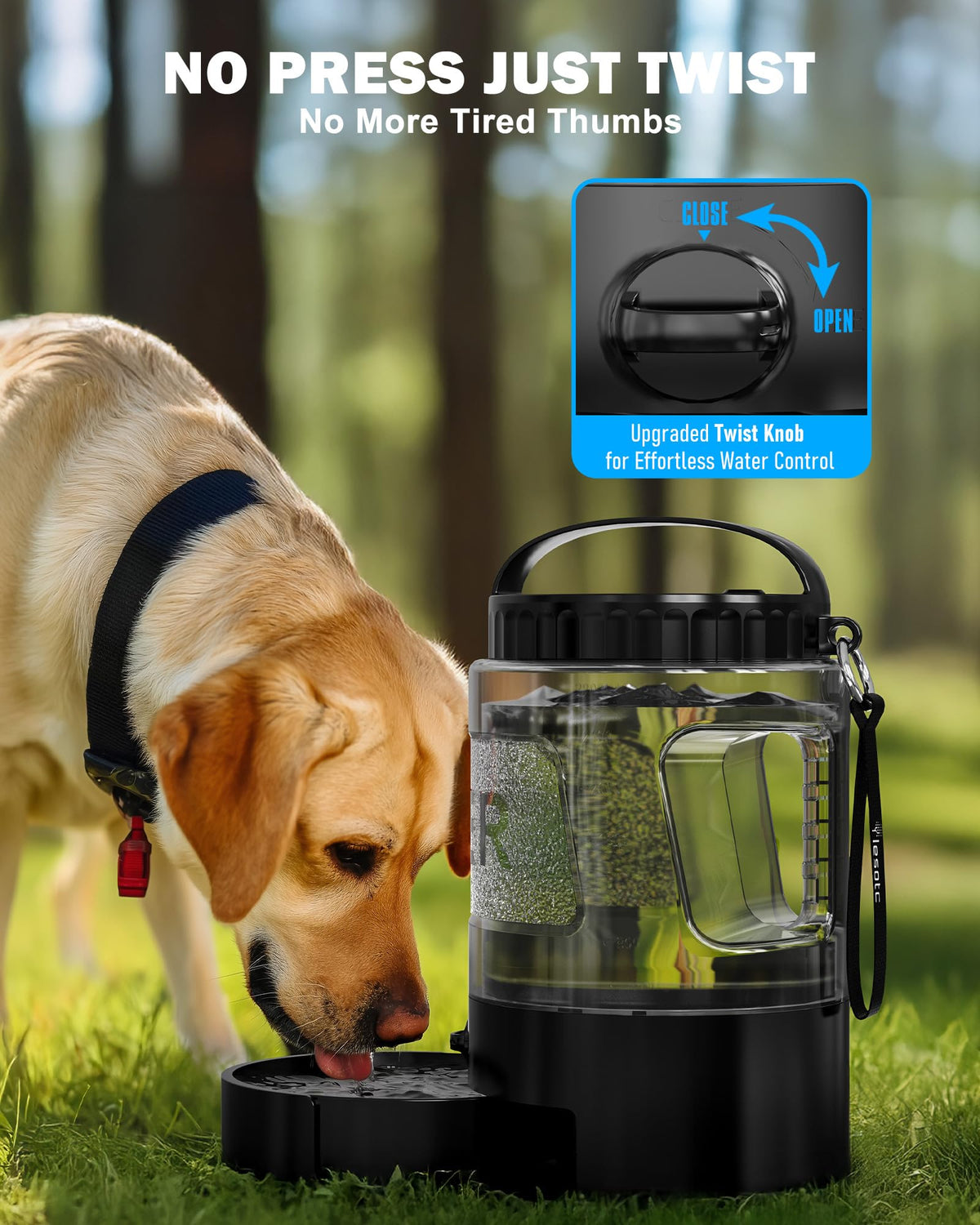 95OZ Large Dog Water Bottle
