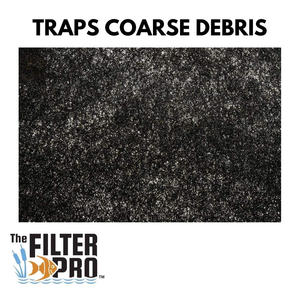 Black Coarse Filter Media (28" x 120")