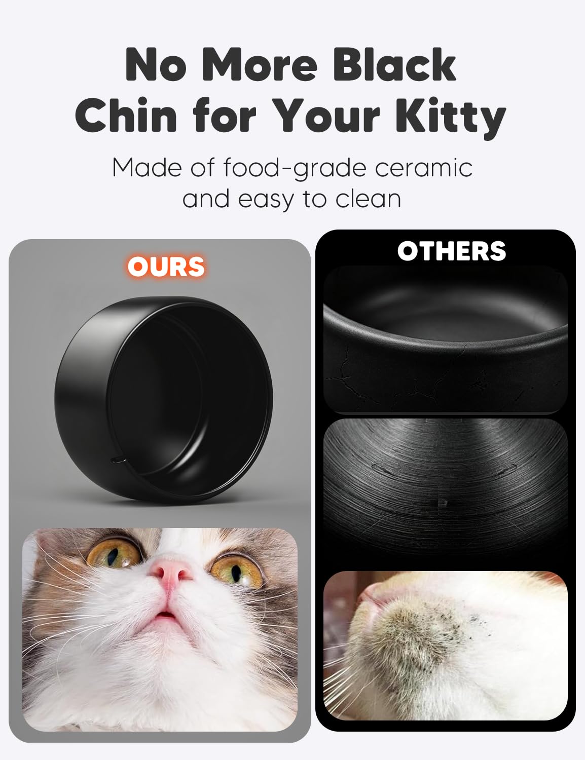 Premium Ceramic Cat Water Fountain W03 Lite