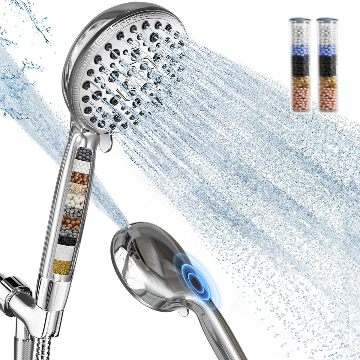 Shower Head with Handheld (Chrome)