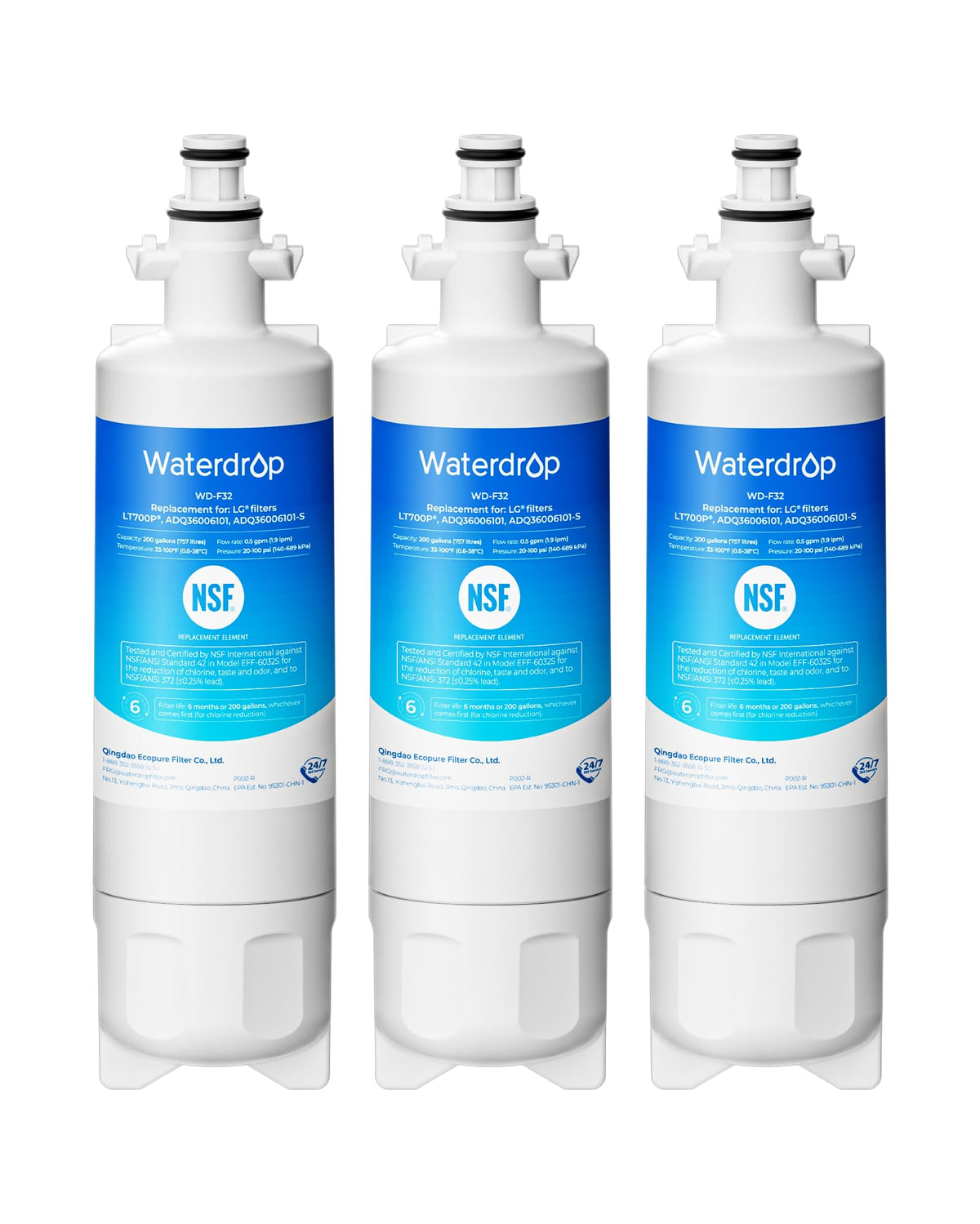 ADQ36006101 Replacement for LG® LT700P® Water Filter