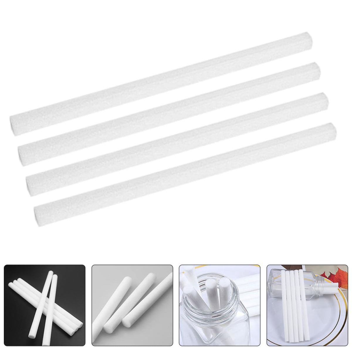 50pcs Humidifier Absorbent Fiber Filter Sticks for Diffuser