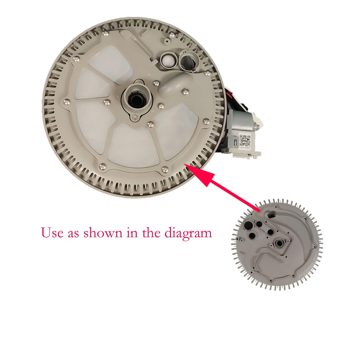 DD81 01634B Dishwasher Circulation Pump Mesh Filter (DD81-01634B)