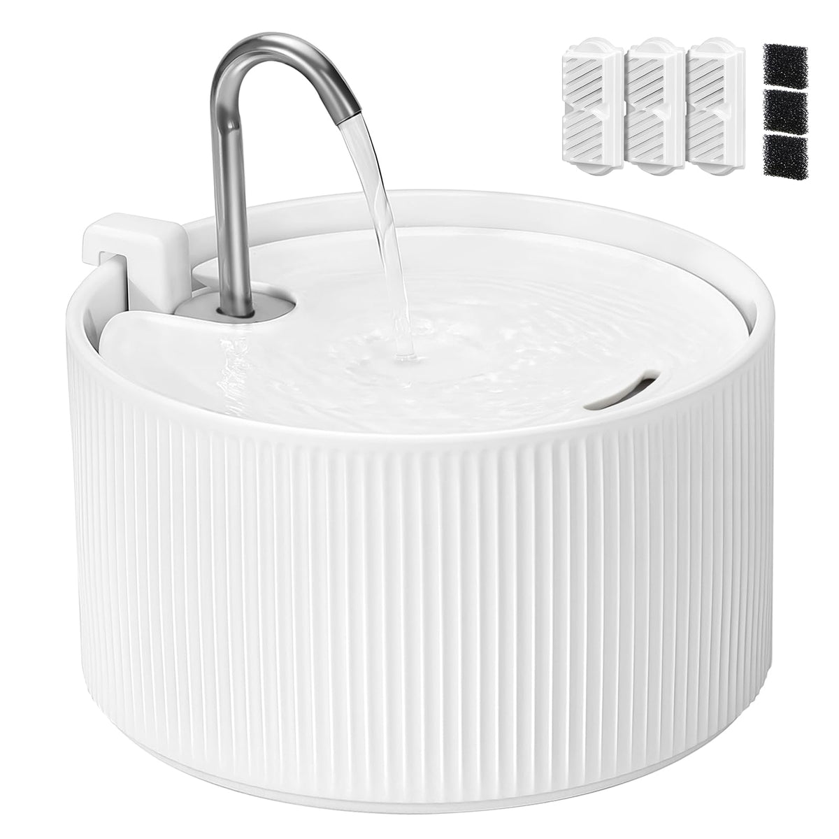 2.2L Upgrade Ceramic Cat Water Fountain