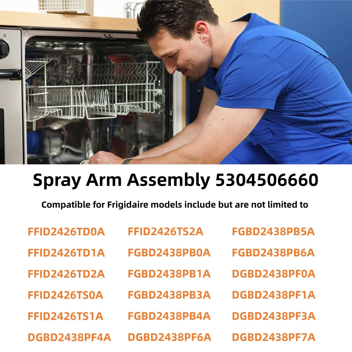 5304506660 Dishwasher Lower Spray Arm & 5304506518 Drain Filter (5304506518 & 5304506660)