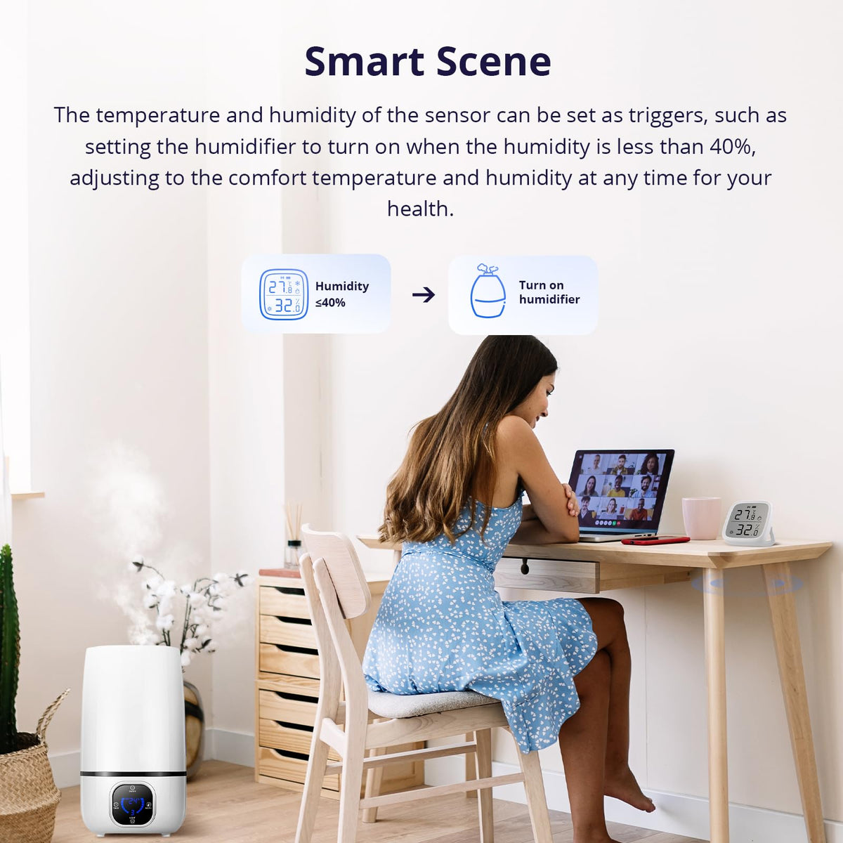 Zigbee Indoor Temperature Humidity Sensor