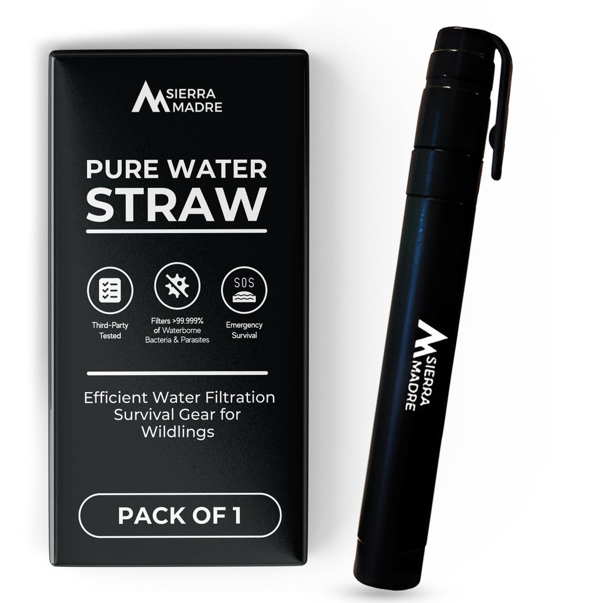 Water Filter Straw (Pack 1)