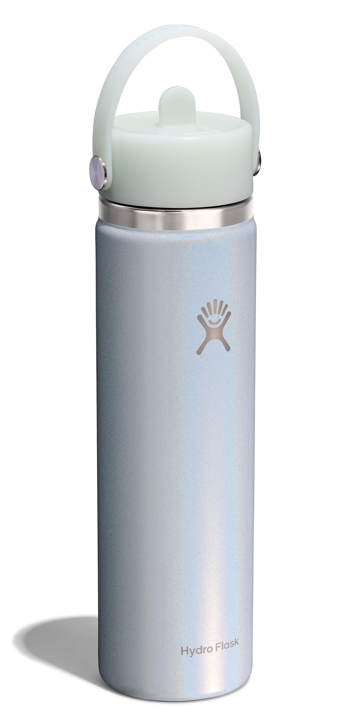 Water Bottle Insulated Stainless Steel (GLIMMER BLUE / 24 Ounces)