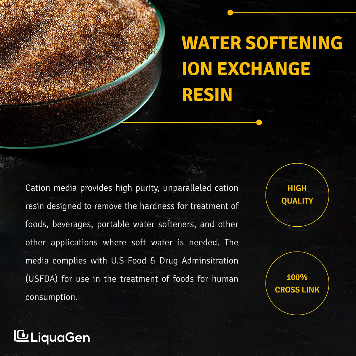 Ion Exchange Water Softener Replacement Resin (1.5 CU FT)