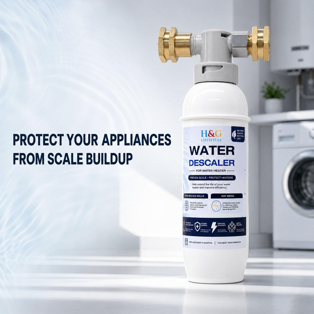 Washing Machine Water Filter Anti Scale Inhibitor Filter (1 Piece)