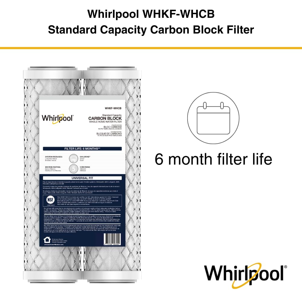 10" x 2.5" Carbon Block Water Filter WHKF