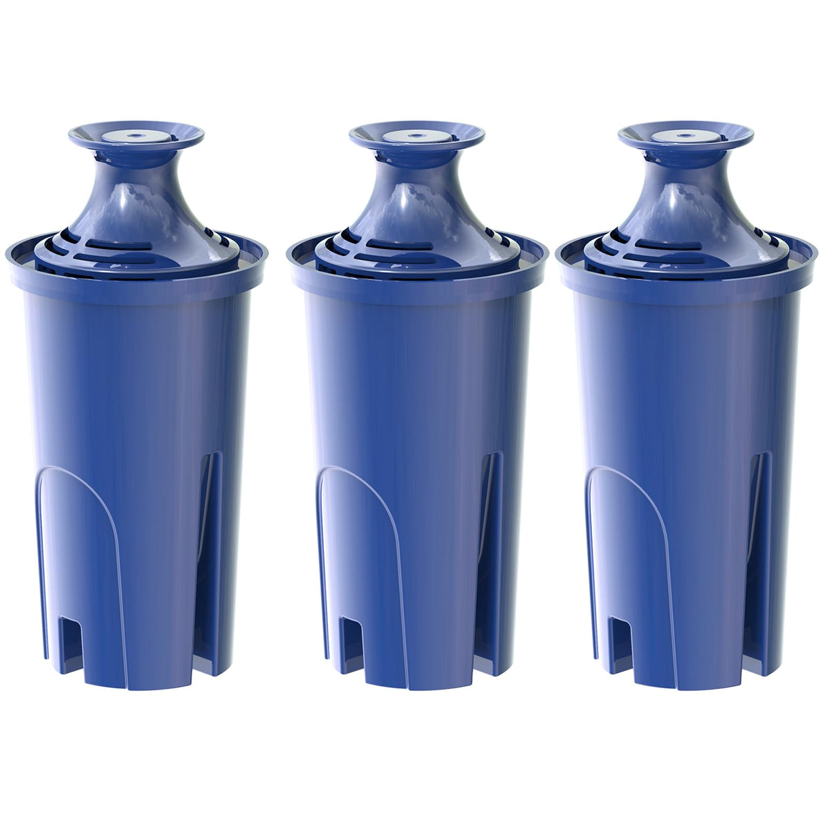Alkaline Water Filter Replacement for Brita® Filter (Alkaline - Blue / 3 Count)