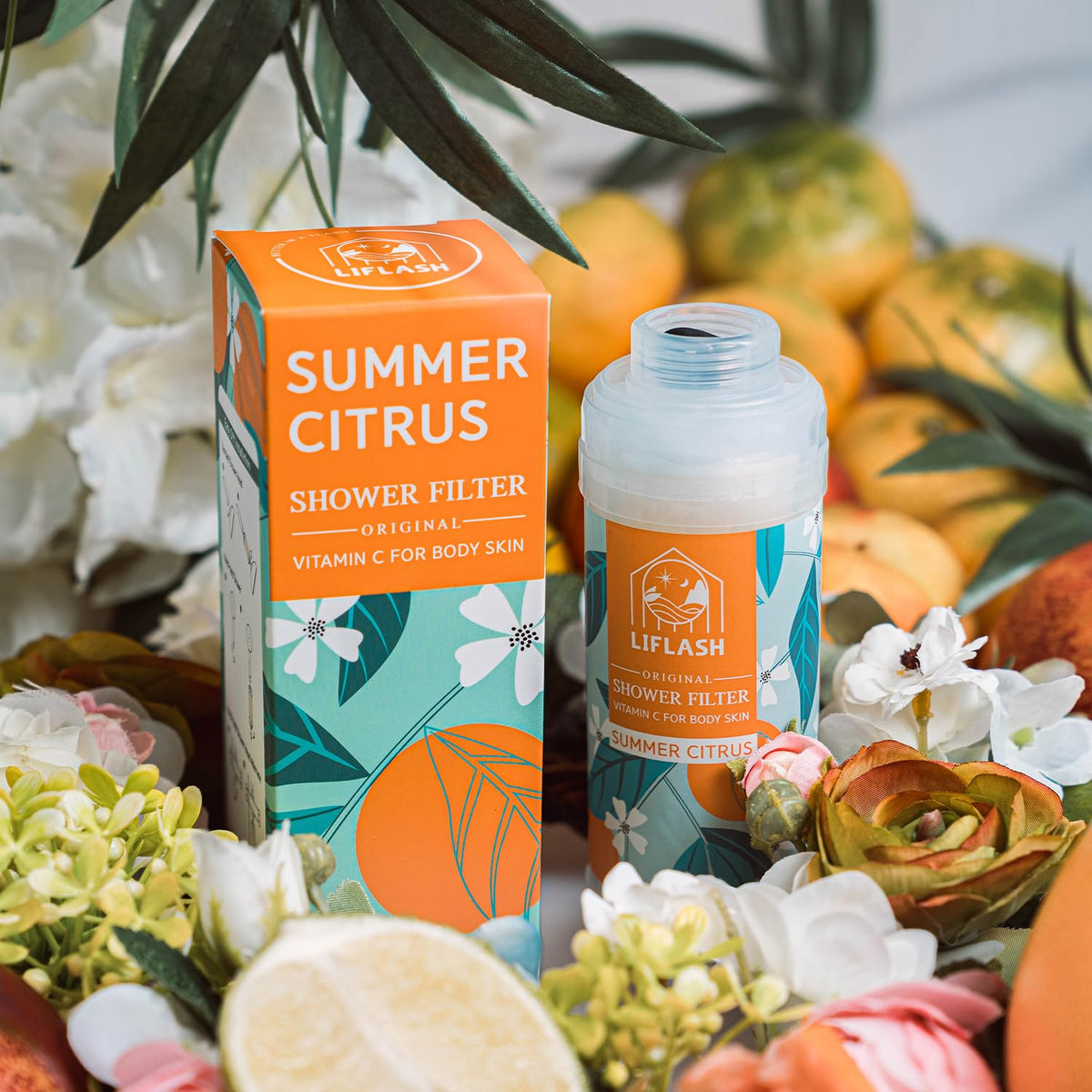 Vitamin C Shower Filter for Hard Water (SUMMER CITRUS)