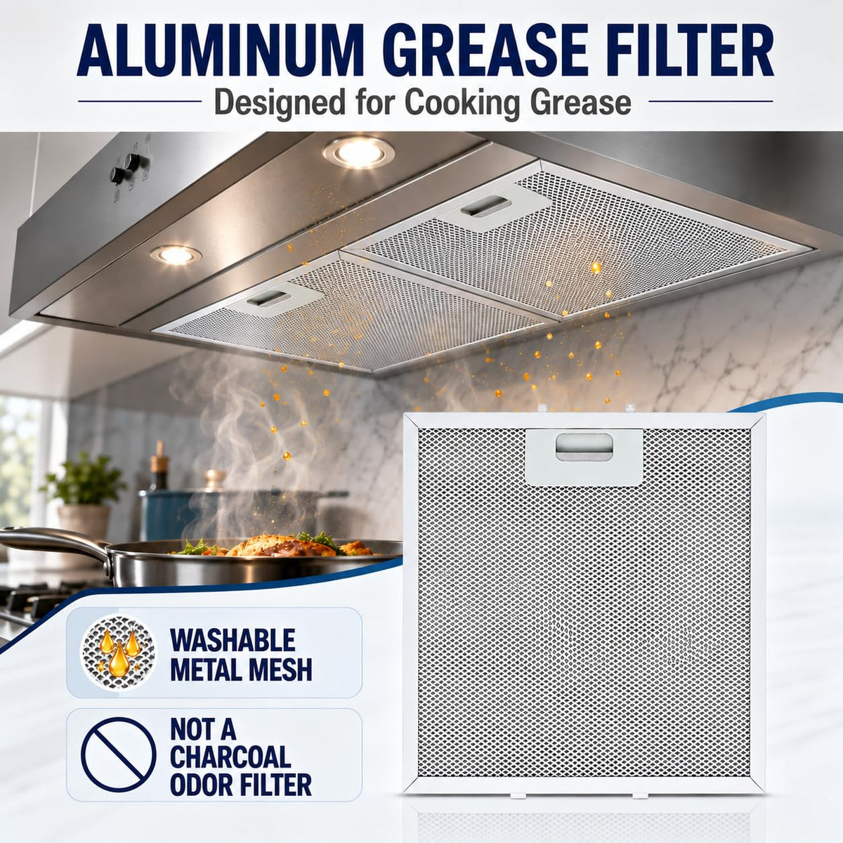 Range Hood Filter 10 1 (10-1/2" X 12" X 0.35")