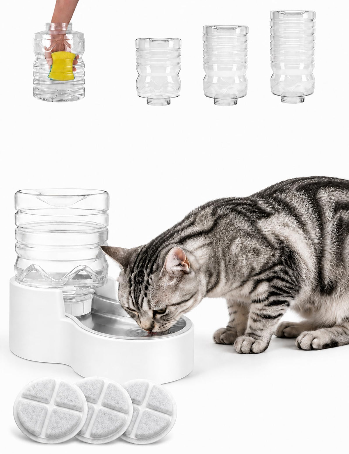 1.3 Gal Gravity Cat Water Dispenser (1.3 Gal (5L))