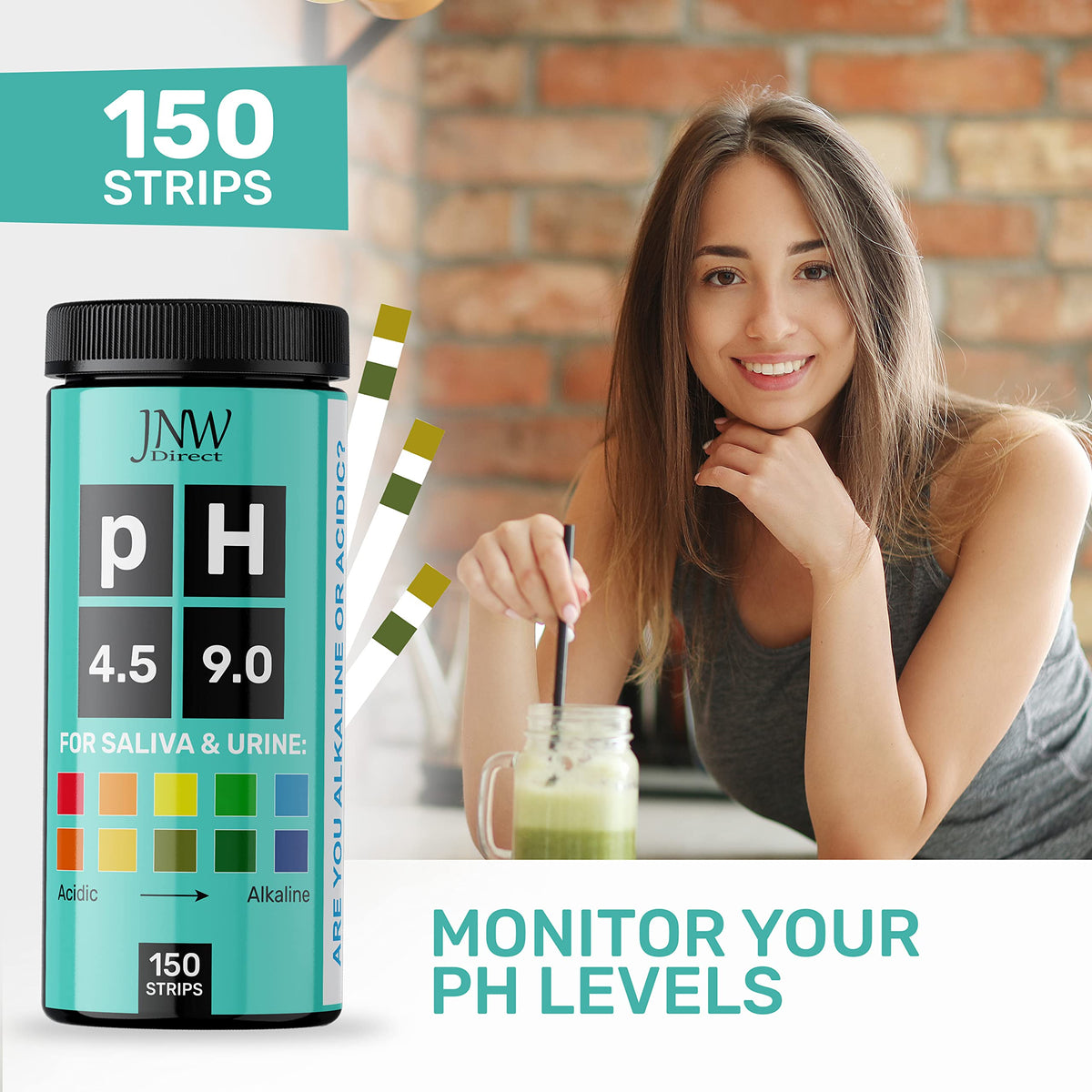 pH Test Strips for Urine and Saliva
