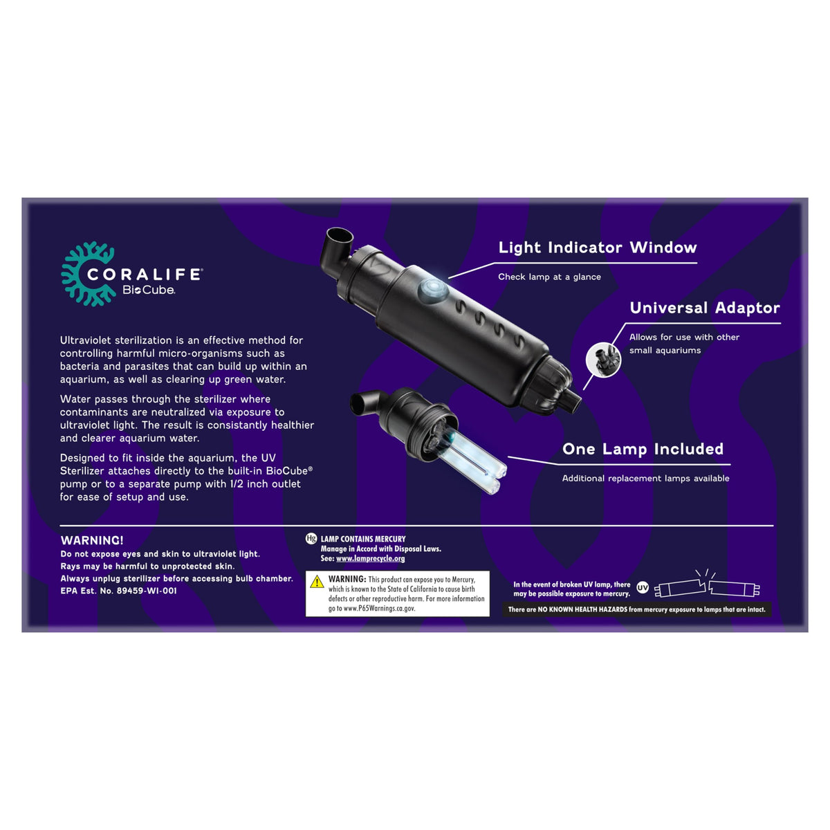 Turbo Twist Aquarium UV Sterilizer (Mini)
