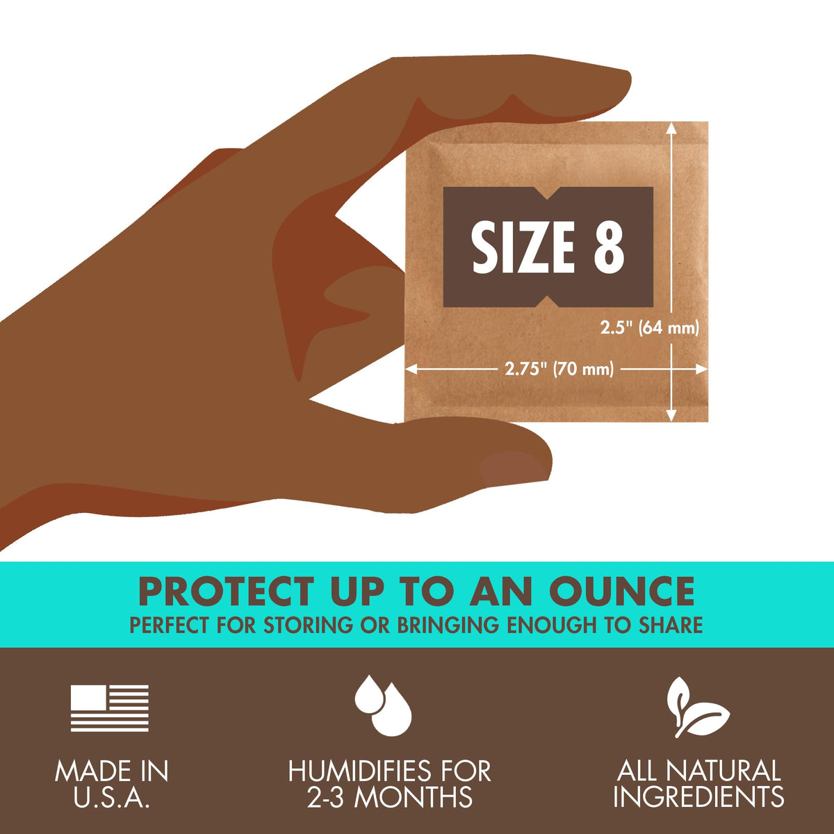 62% Humidity Control Packs (1 Ounce (10-Pack))