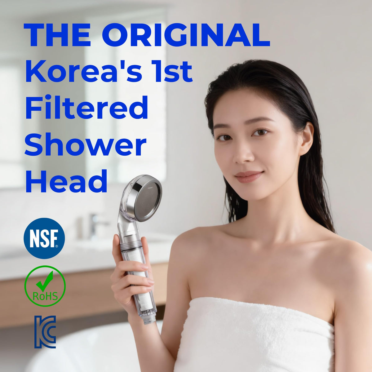 Puresome Filtered Shower Head (SET 1 / Showerhead + 3 replacements)