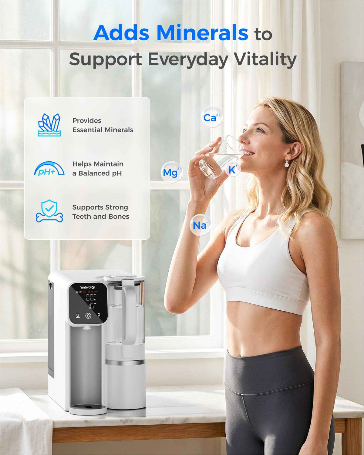 M6SL Mineral Reverse Osmosis Water Filter Countertop