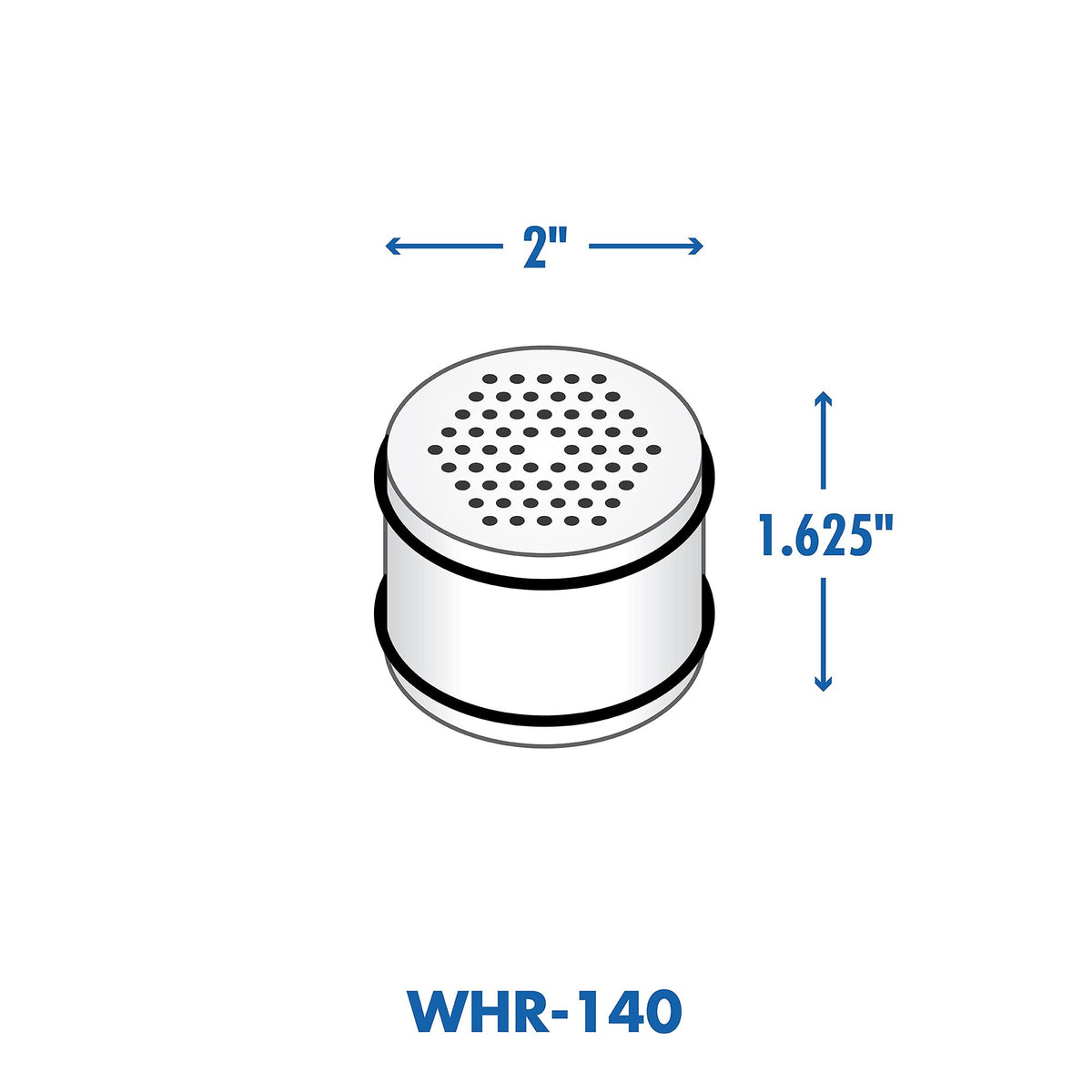 Official Shower Filter Replacement WHR (Shower Filter Cartridge / 1 Count (Pack of 1))