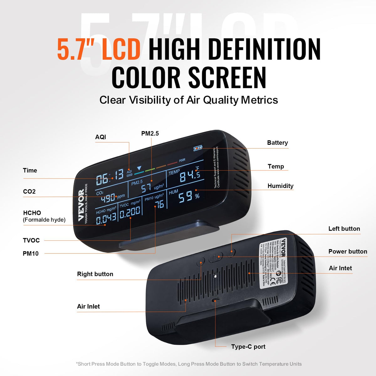 Air Quality Monitor 9 (DM197 9-in-1)