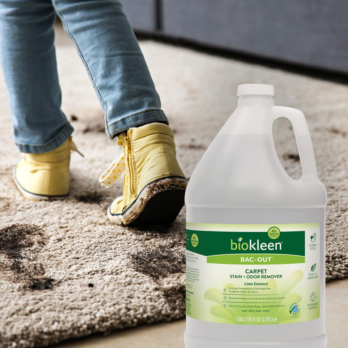 Bac Out Carpet Stain Remover Enzymatic ((256 Fl Oz))