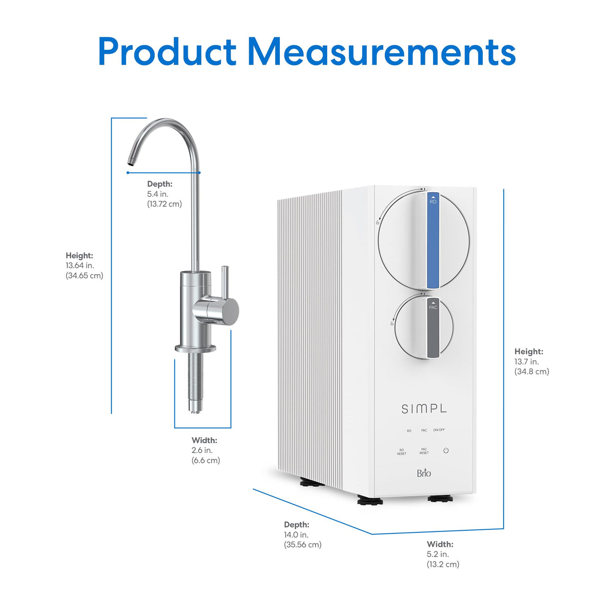 SIMPL Reverse Osmosis Water Filter System (400 GPD)