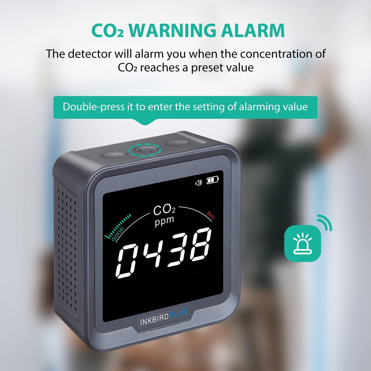 Ndir Air Quality Monitor Indoor (CO2, Temperature, Humidity)
