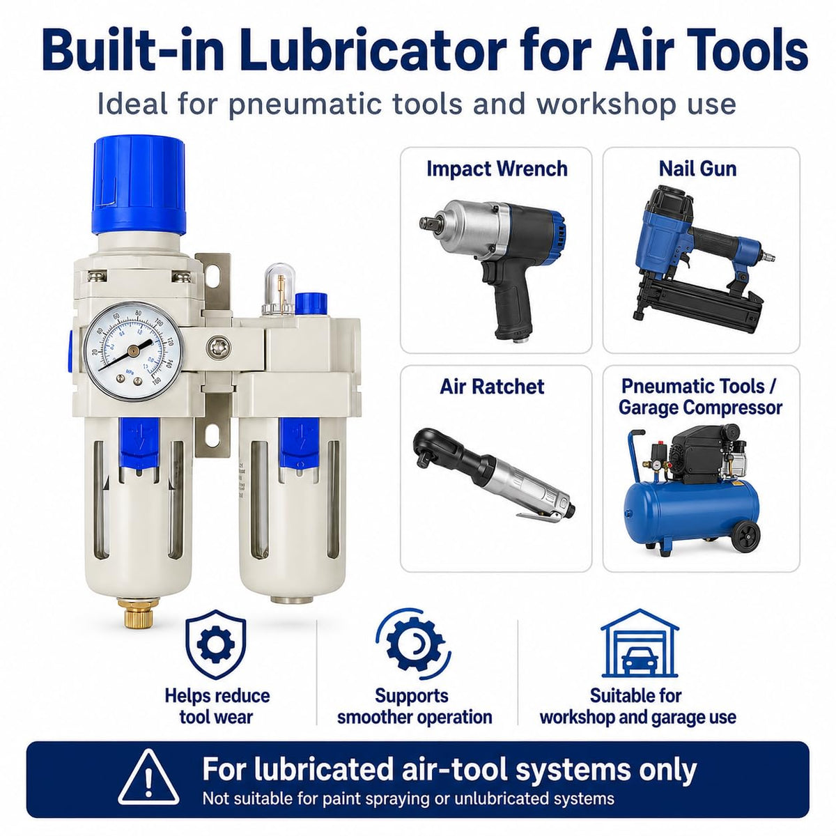 1 2" NPT Air Compressor Water Separator (AC4010-04)