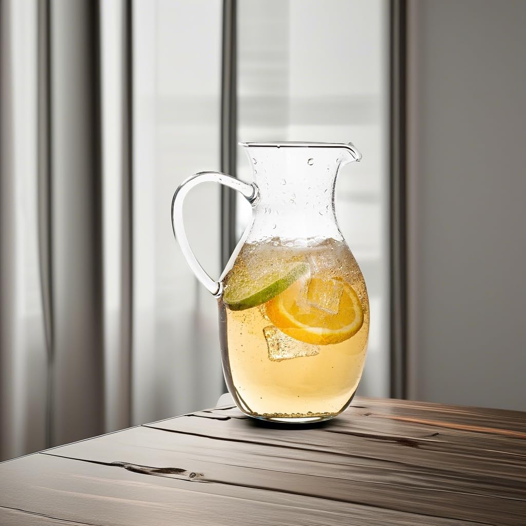 SMALL Glass Pitcher 16 Oz (16 Ounce Traditional)