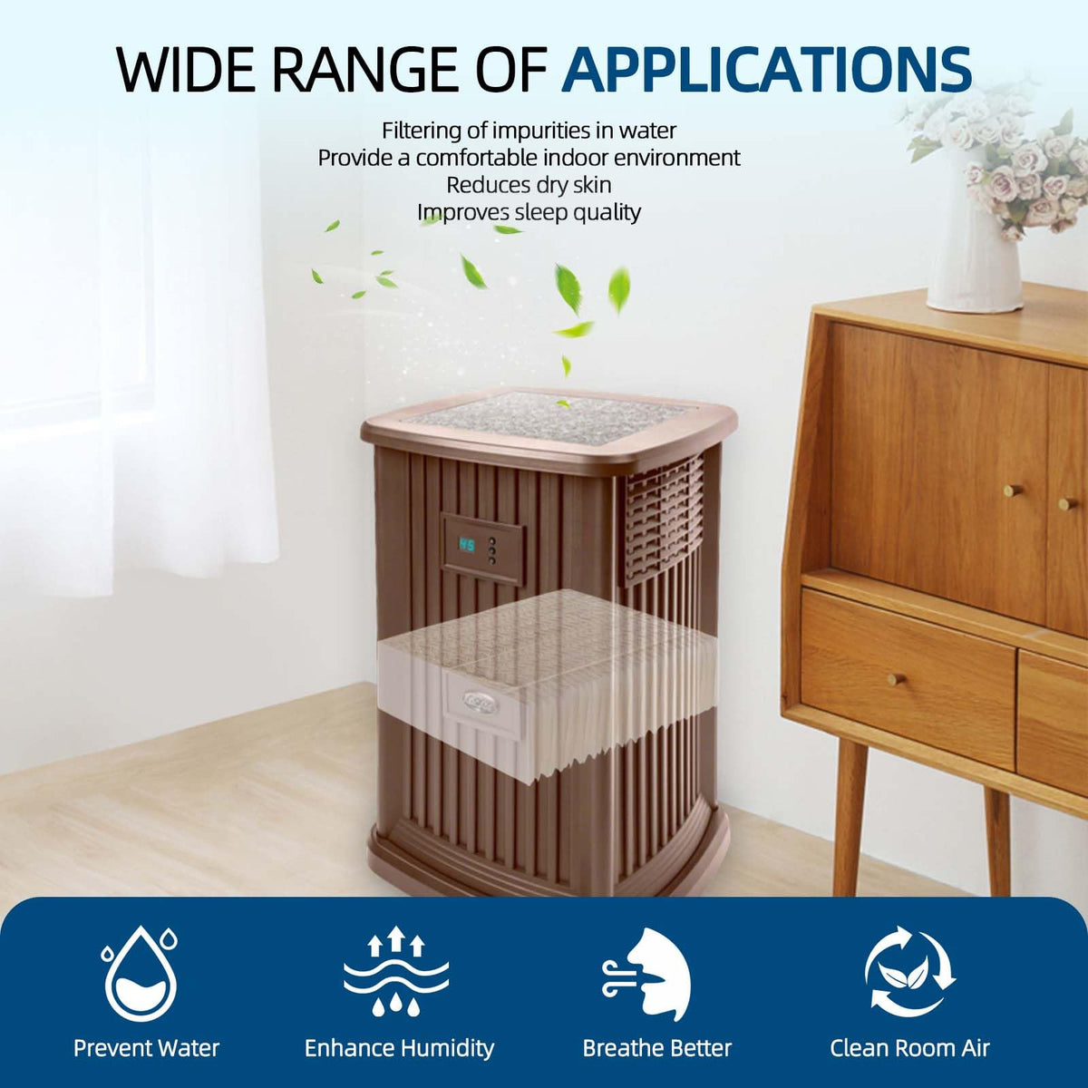 4 Pack 1043 SuperWick Humidifier Filter Replacement for Essick AirCare EP9500 EP9700 EP9800 EP9R500 EP9R800 821000 826000 826800 831000 (4-pack)