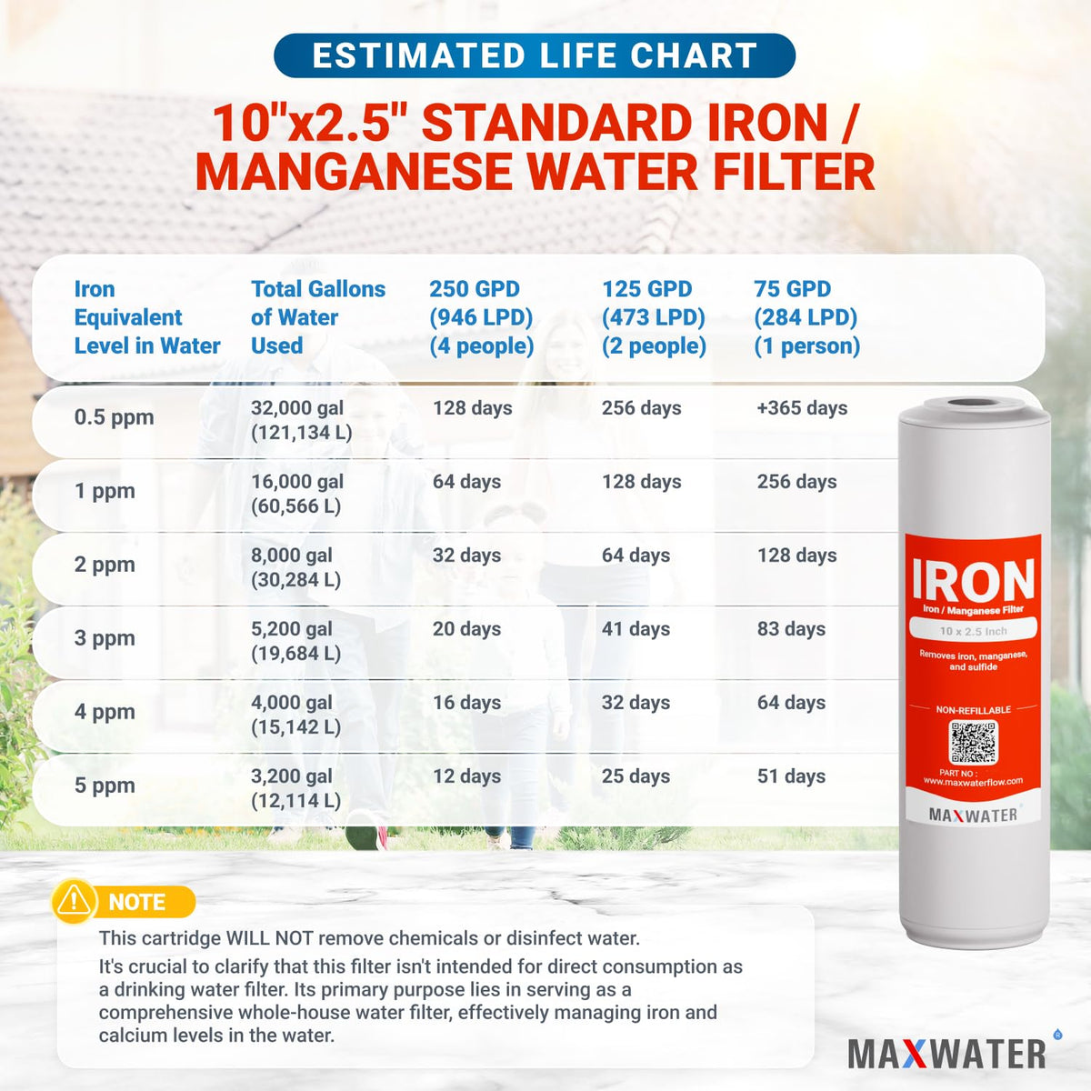 Whole Iron Manganese Replacement Set (1 pack)