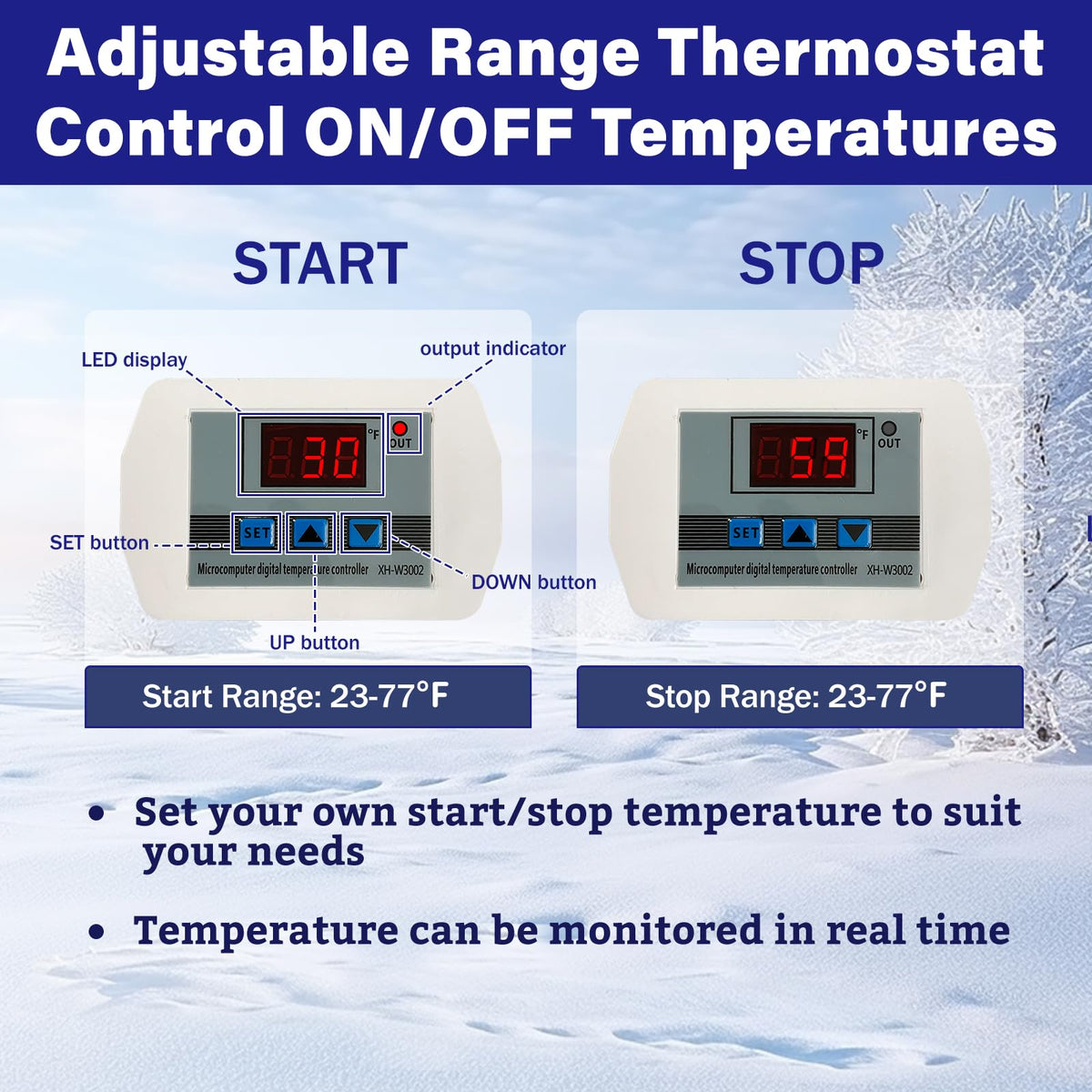 Heated RV Water Hose 30FT (30FT)