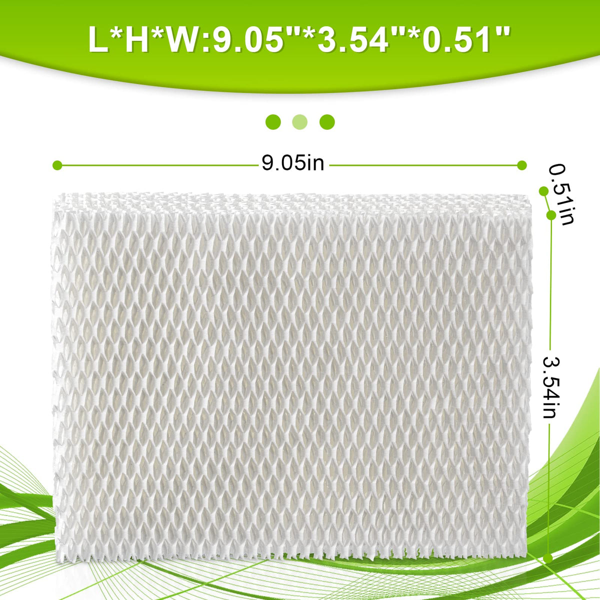 2 Pack MD1 0034 Humidifier Wick Filter for Vornado Evaporative Humidifier