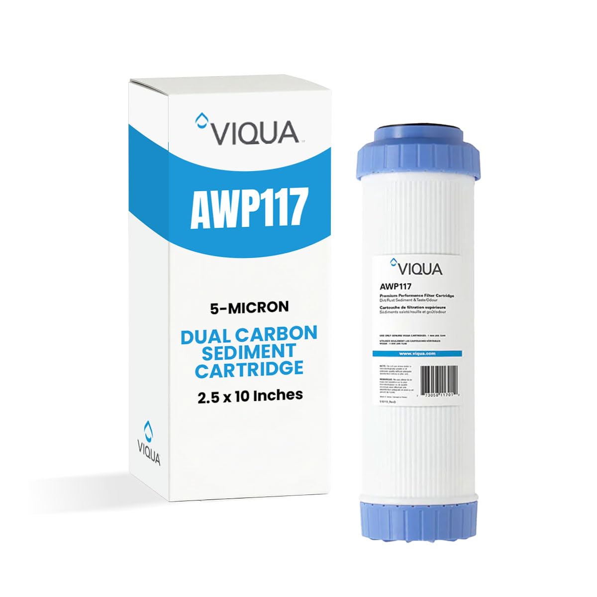 AWP117 Dual Sediment Carbon Filter