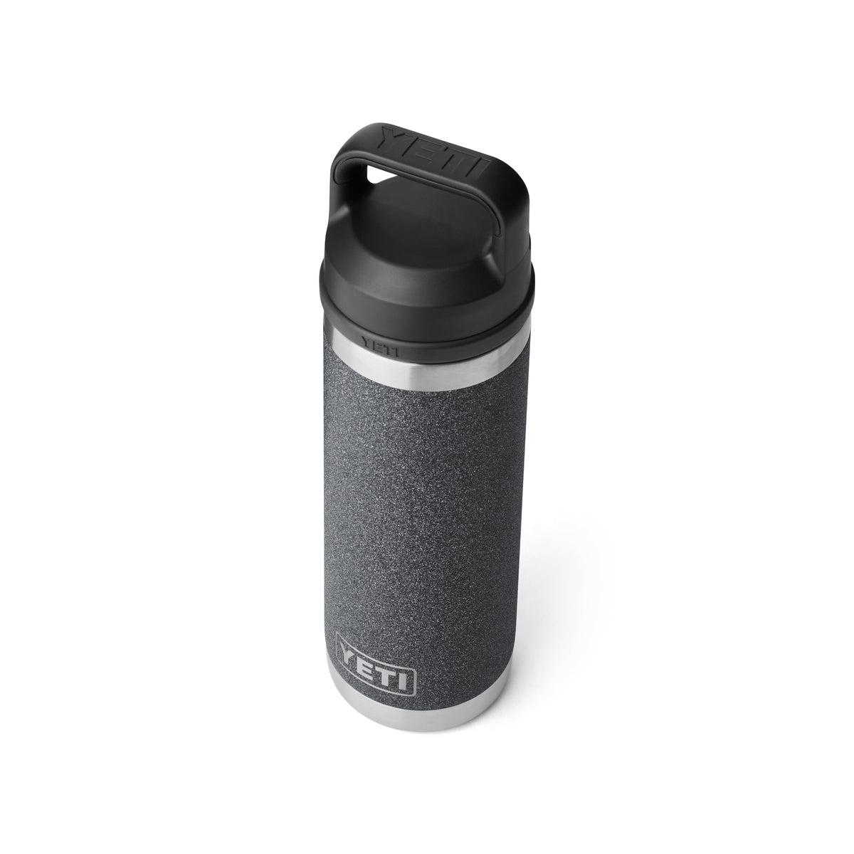 Rambler 18 oz Bottle (Black Stone-Textured)