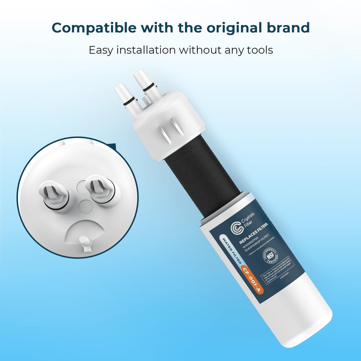 Compatible with W10295370A (Standard / 3 Count (Pack of 1))