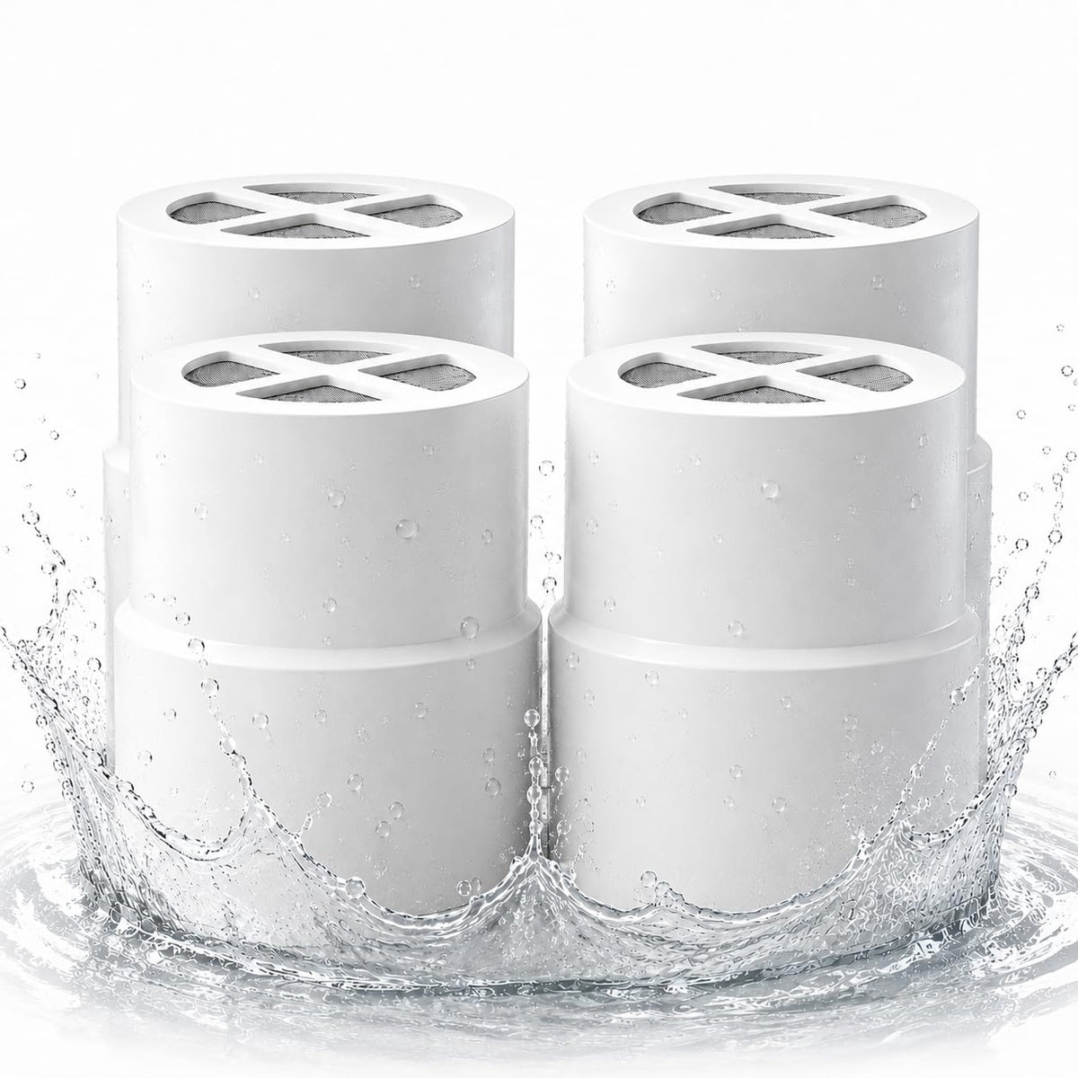 4 Pack Replacement Filter Compatible with JOLIE Shower Head Filter (4-Pack)