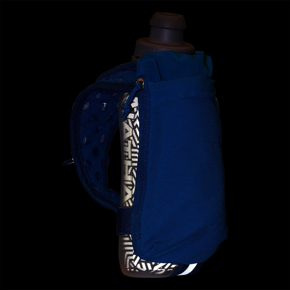 SpeedDraw 2 Insulated Handheld Running Water Bottle Flask (12oz Insulated - Deep Blue)