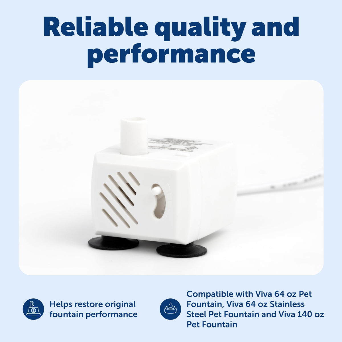 Viva Pet Fountain Replacement Pump (One Size / Replacement Pump)