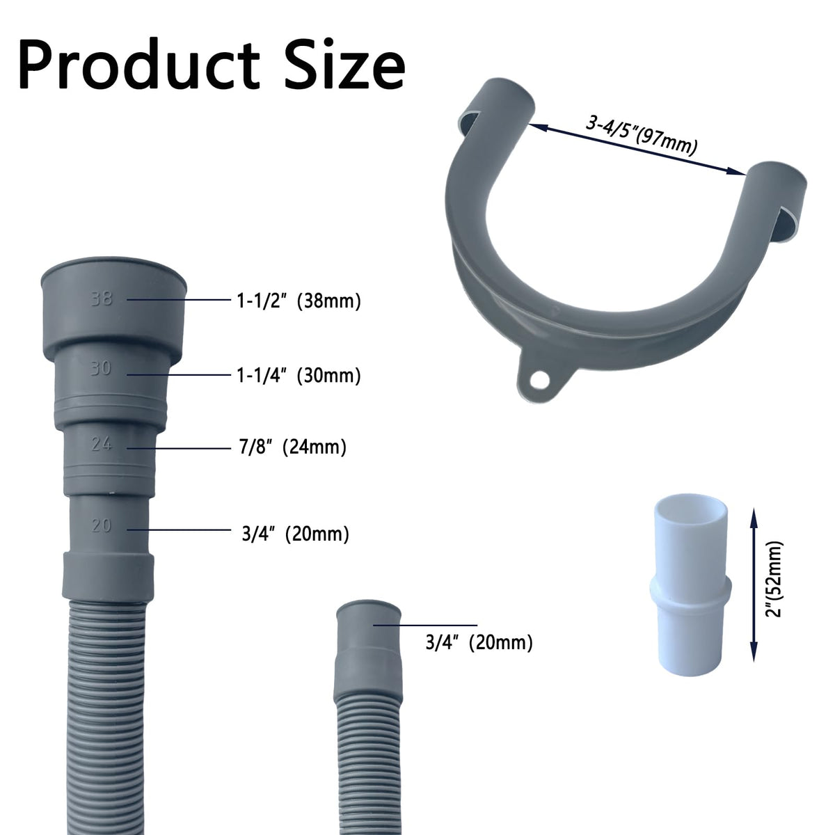 Universal Washing Machine Drain Hose (11.5feet)