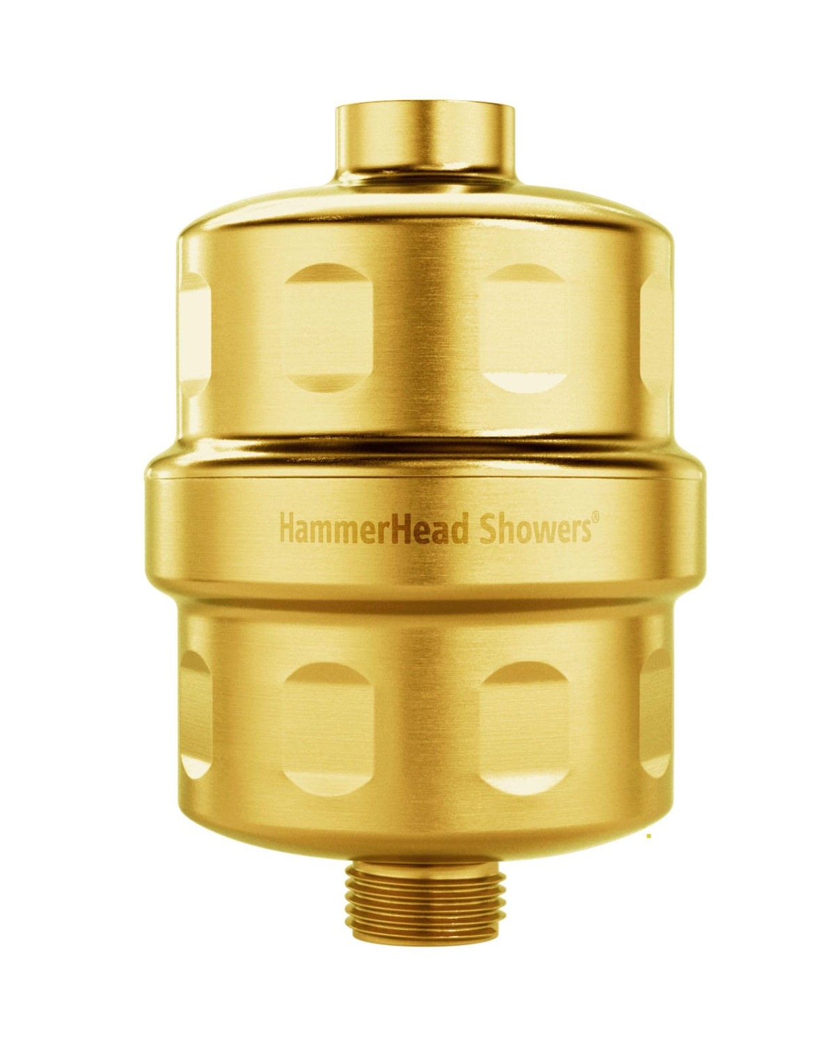 Hammerhead Metal Shower Head Filter (Brushed Gold)
